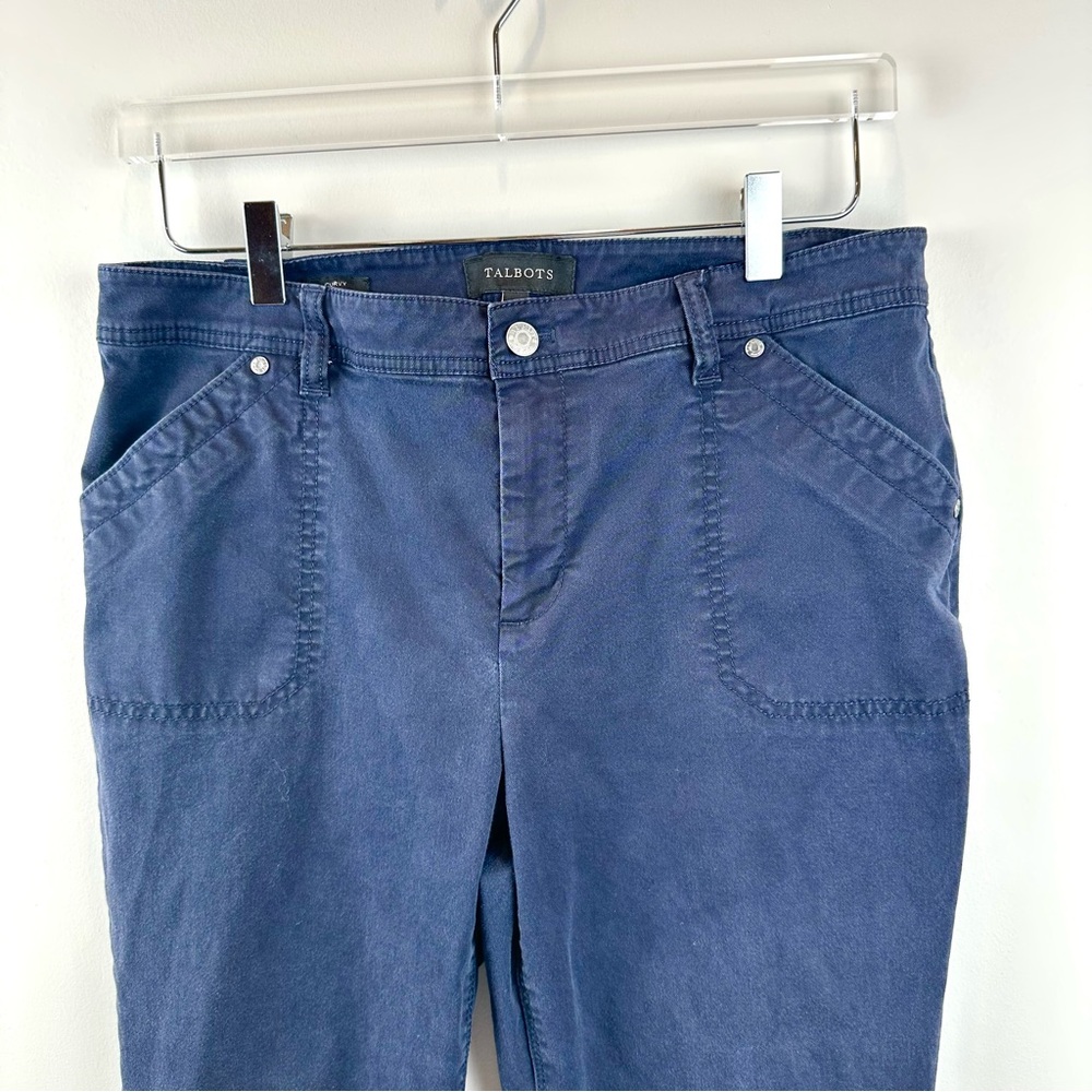 Talbots Navy Blue Ankle Pants - Picture 2 of 7